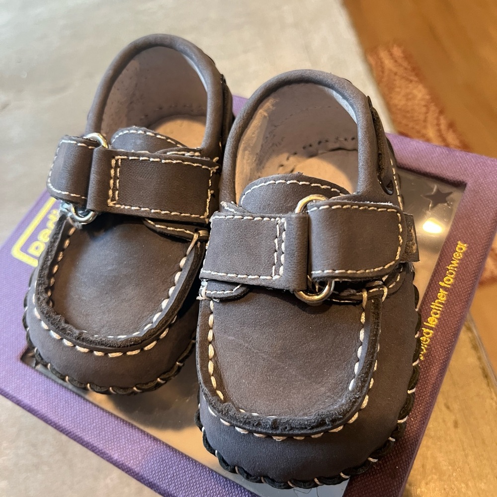 Baby Boy Leather Shoes - Pediped 0-6 months